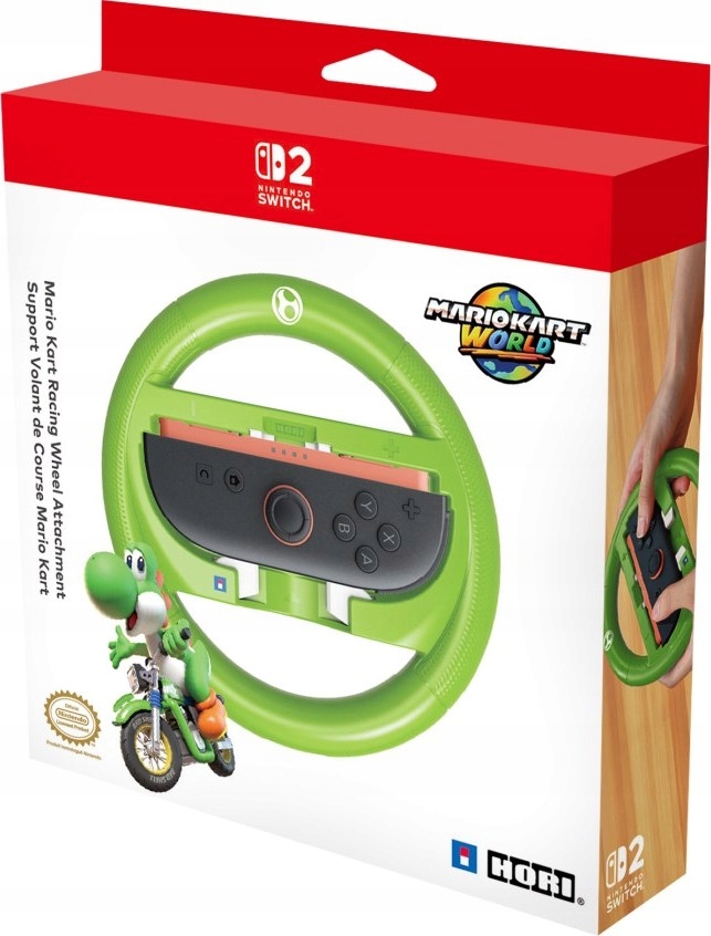 HORI Nintendo SWITCH 2 Kierownica na Joy-Con Yoshi - SWITCH2