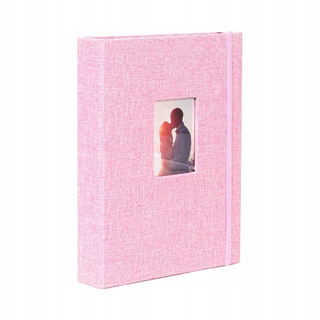 Różowy album - twarda oprawa na zdjęcia Instax Mini