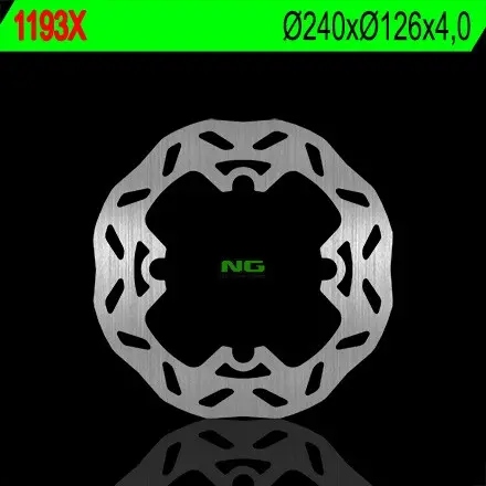 Zadný brzdový kotúč NG1193X (240X126X4) (4X19 mm) Wave