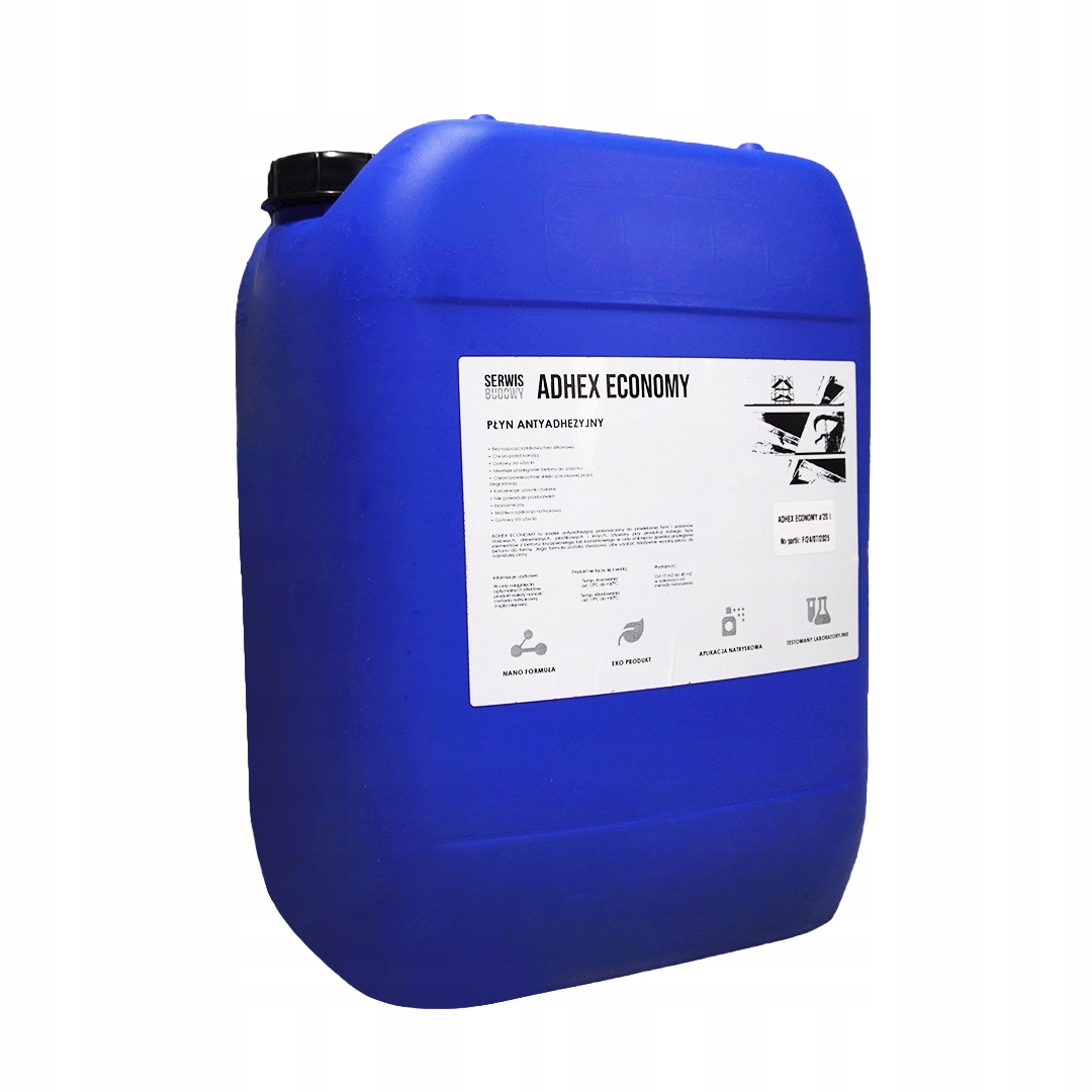 Adhex Economy antiadhezivní kapalina pro bednění 20 l pro potahování forem