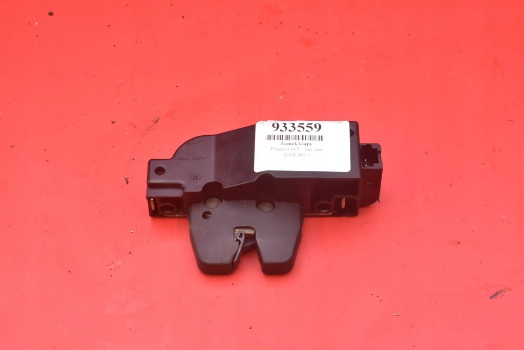 lock bonnet rear part boot PEUGEOT 607 sedan 00-04