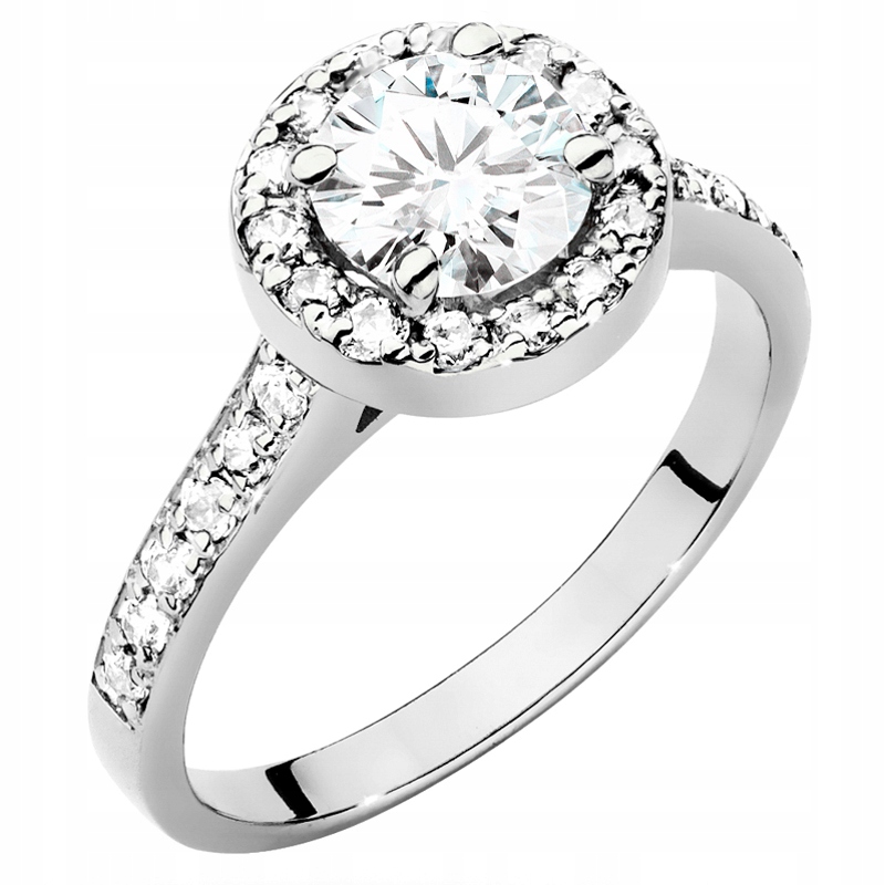 Zlatý Prstýnek 585 Kolo s Brilianty 1,08 ct