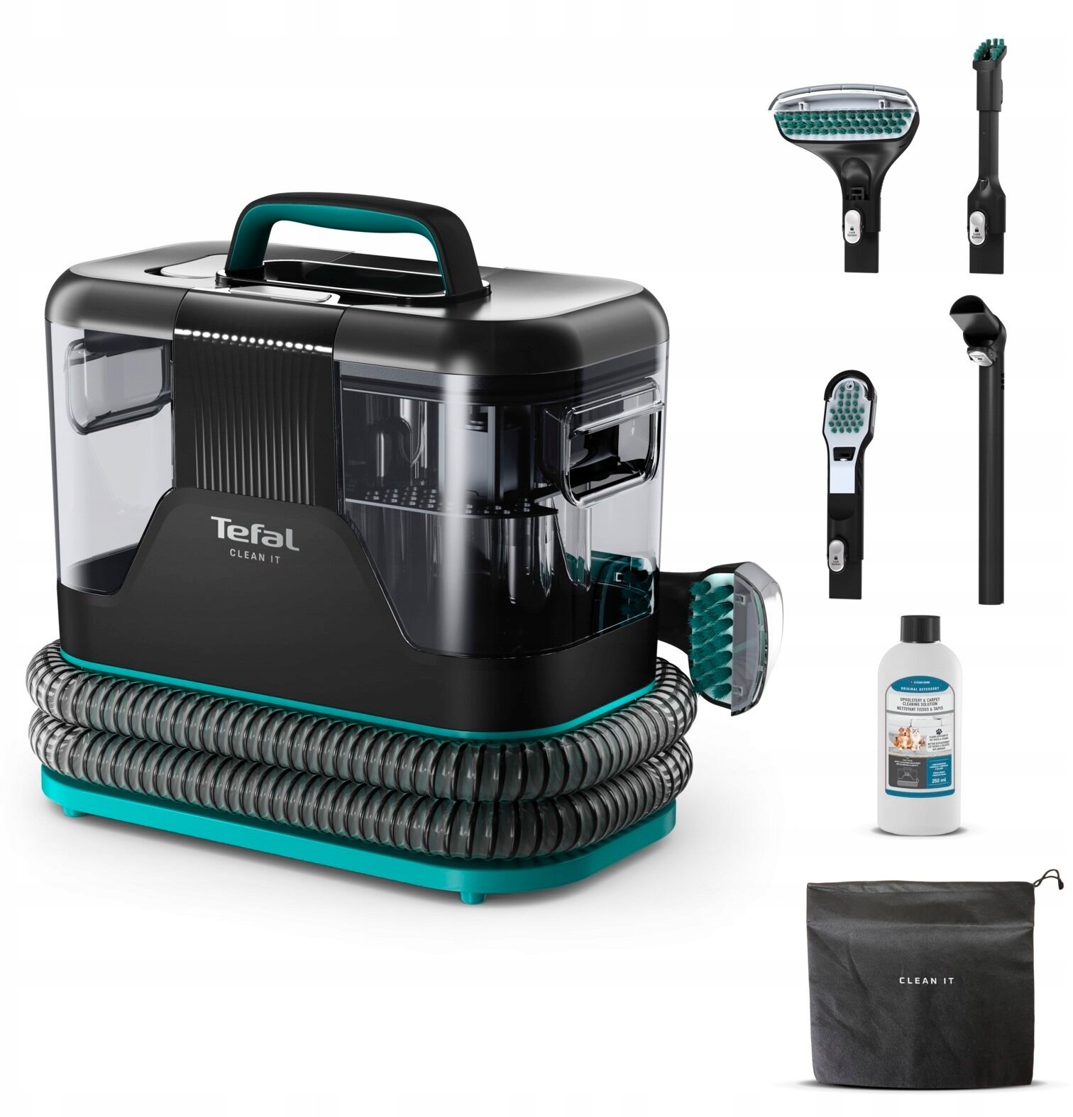 Tepovač na čalúnenie a koberce pohovky Tefal Clean It IZ5020 750W