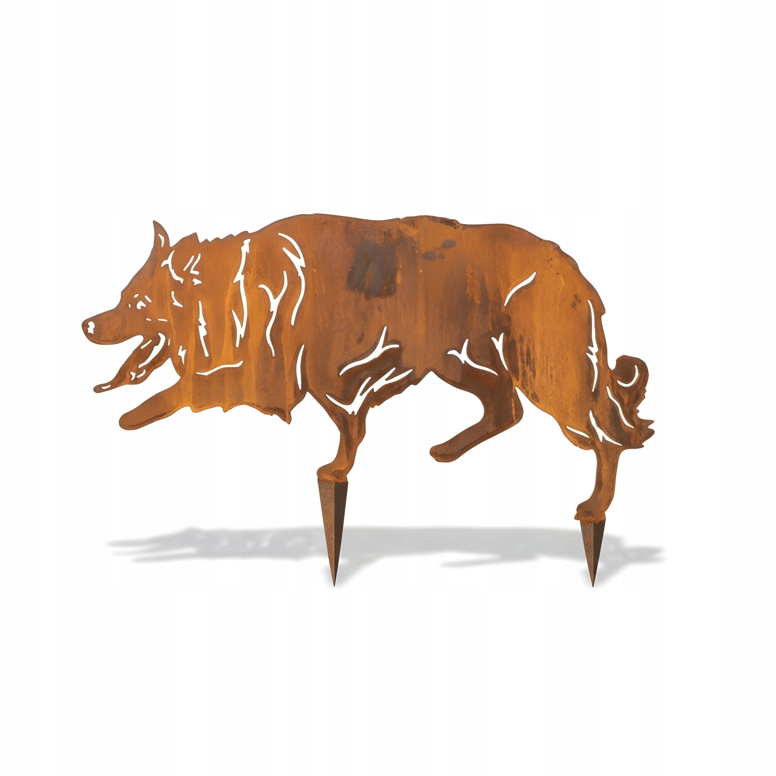 Ozdoby Do Zahrady Rostlin Zahradní Dekorace Pes Figurka Psa Kov Border