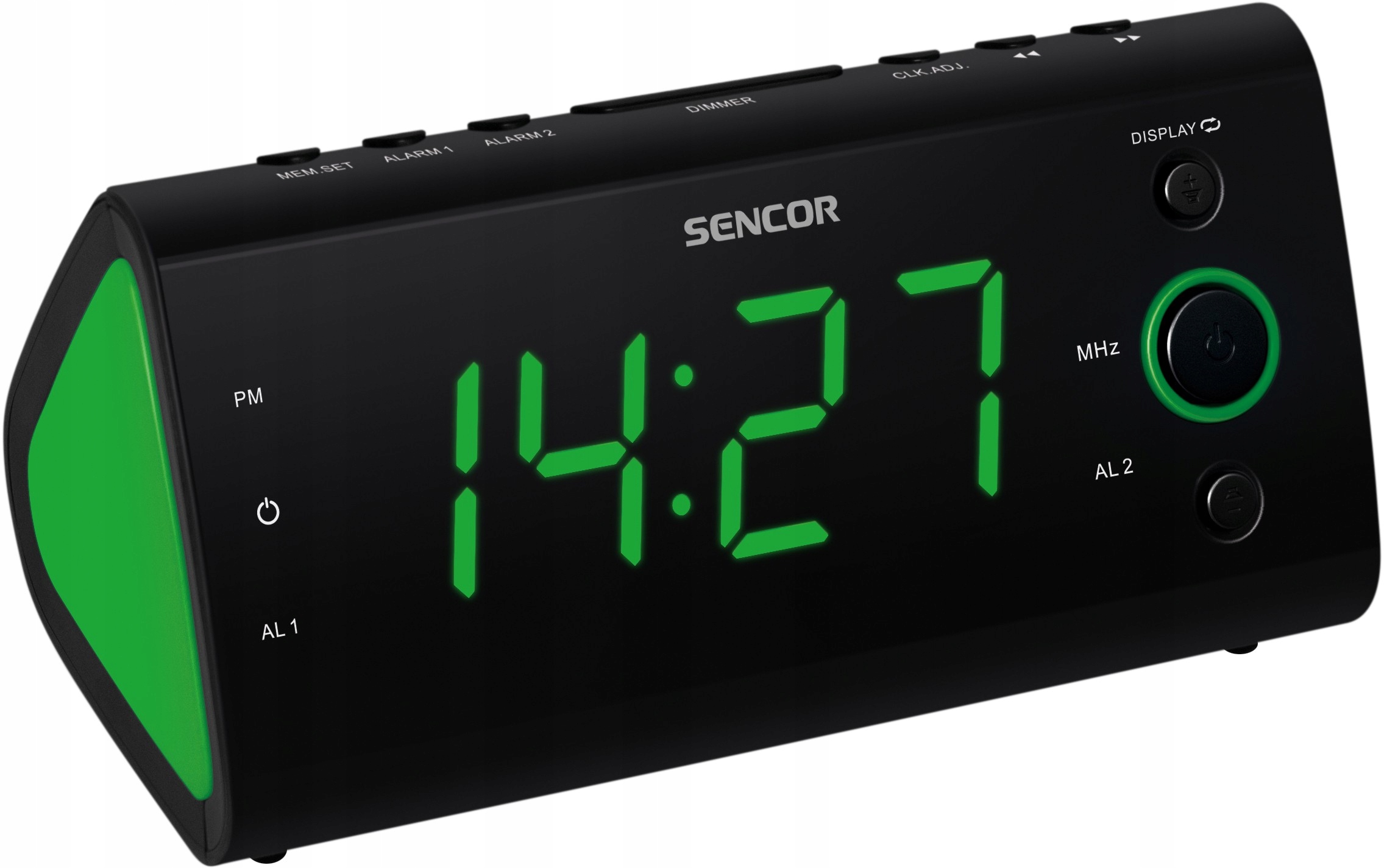 

Mały Radiobudzik Sencor SRC170GN Funkcja Sleep