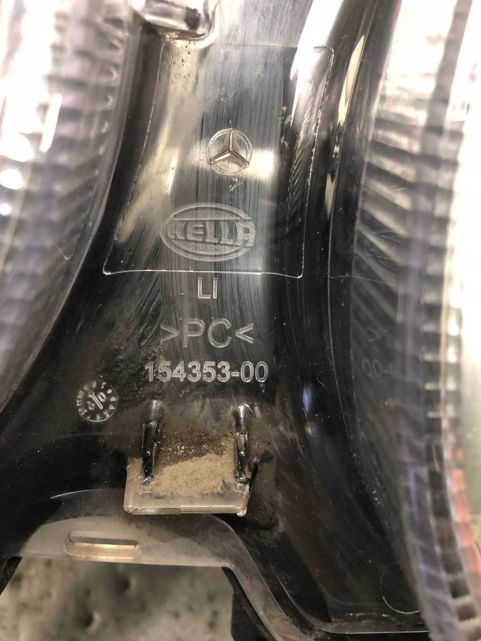 light left front lens MERCEDES W211 LIFT 162591-00