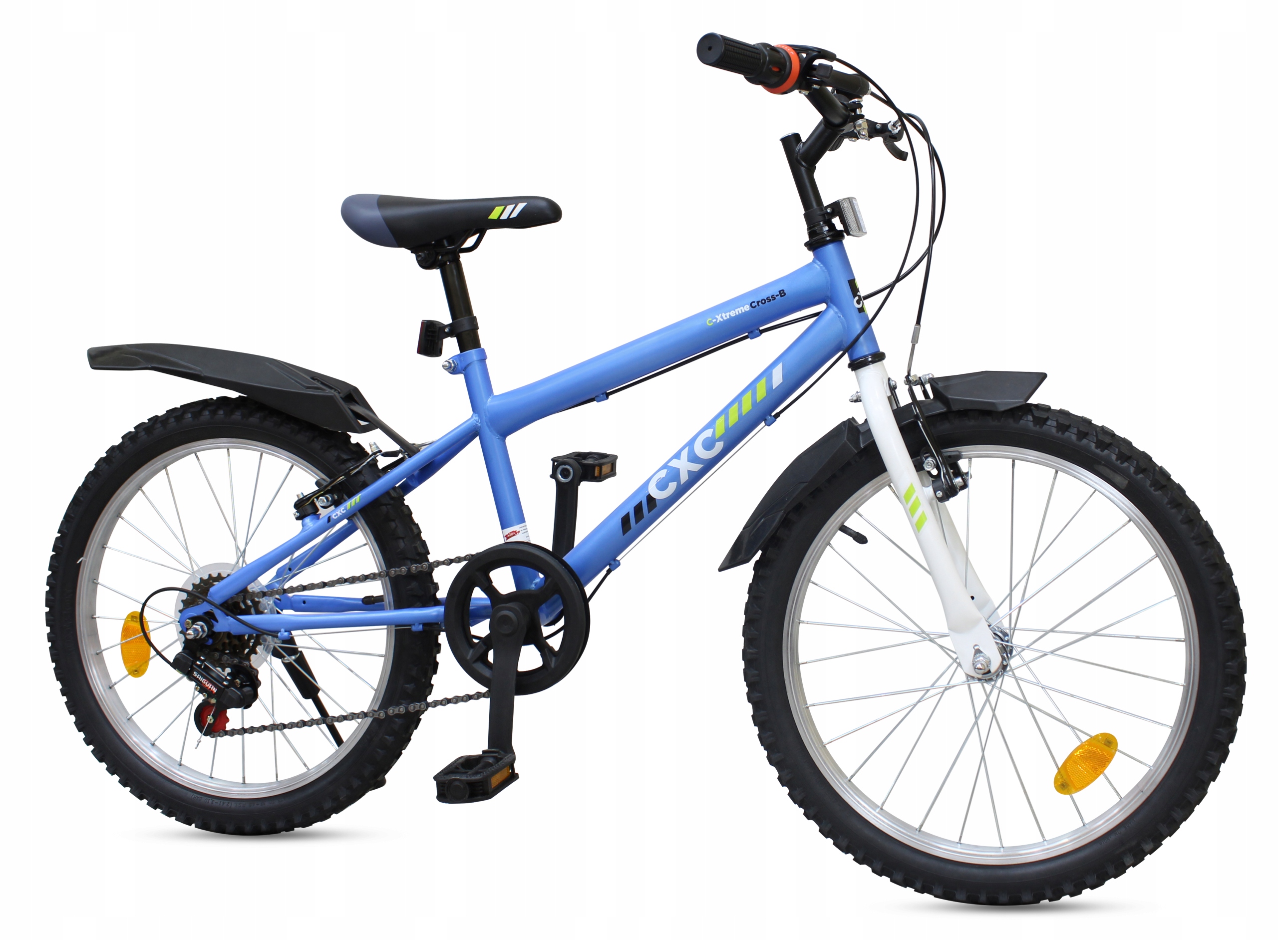 Rower Dziecięcy 20 Cali Niebieski Górski Dla Chłopca Dziewczynki Przerzutki