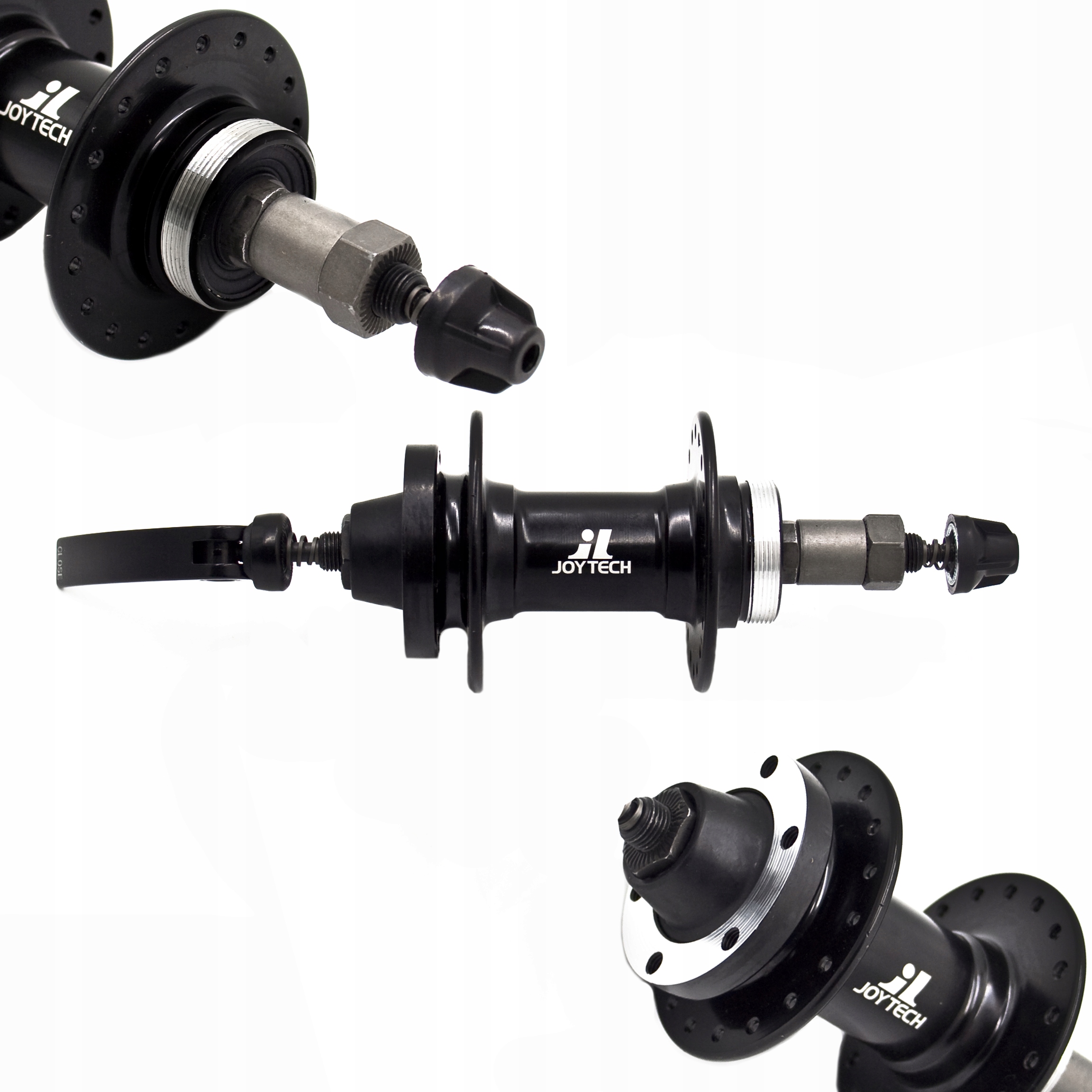 Piasta rowerowa tylna Joytech JY-D242DSE 32H wolnobieg hamulec tarczowy Qr