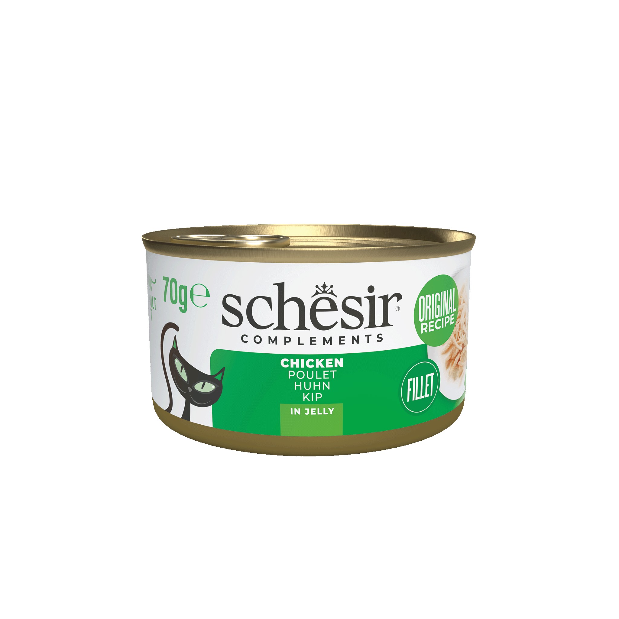 Schesir Kuřecí filety pro dospělé v želé 24 x 70 g