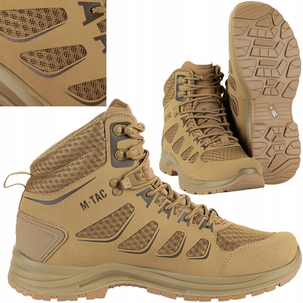 Vysoké Taktické Trekové Boty Iva, Odolné Letní Boty Coyote 37 M-tac