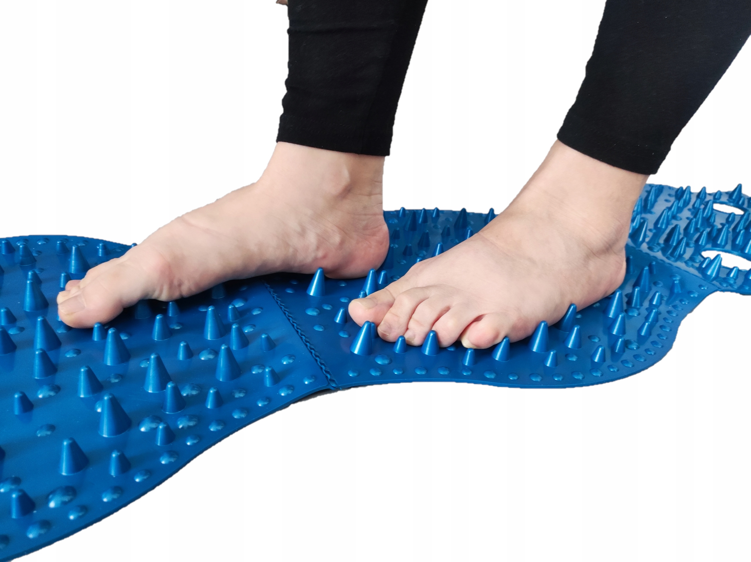 Mata jeżyk do masażu korekcyjna masująca na płaskostopie składana 100x30cm