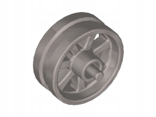 

Lego 50862 Flat silver koło 15mm D. x 6mm 1szt Now