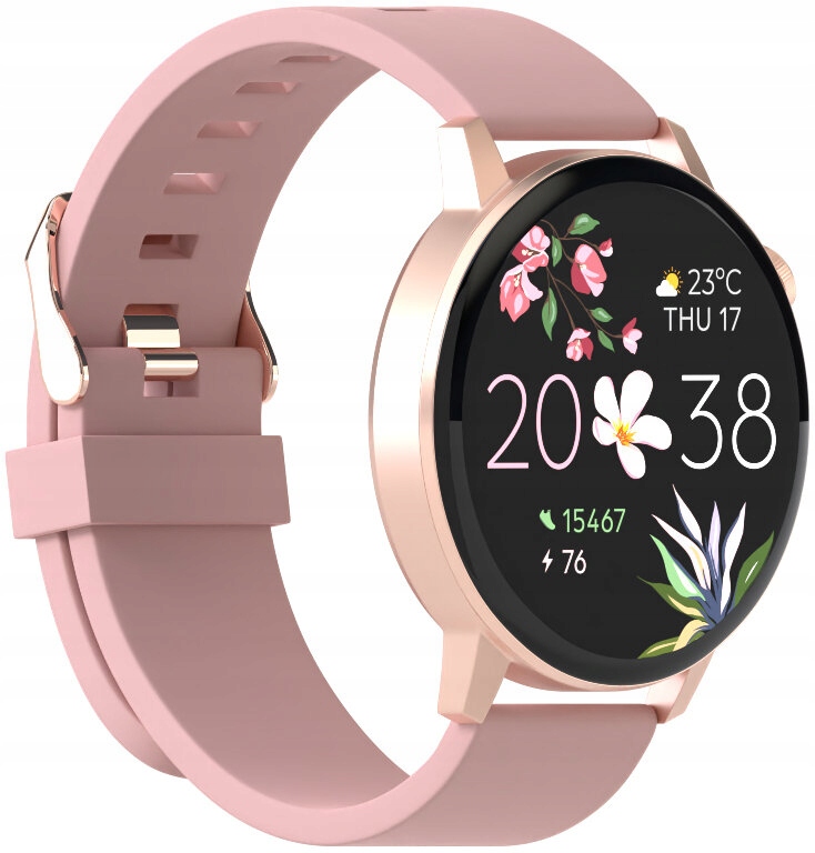 Smartwatch Forever Forevive 4 SB-350 Różowo-złoty