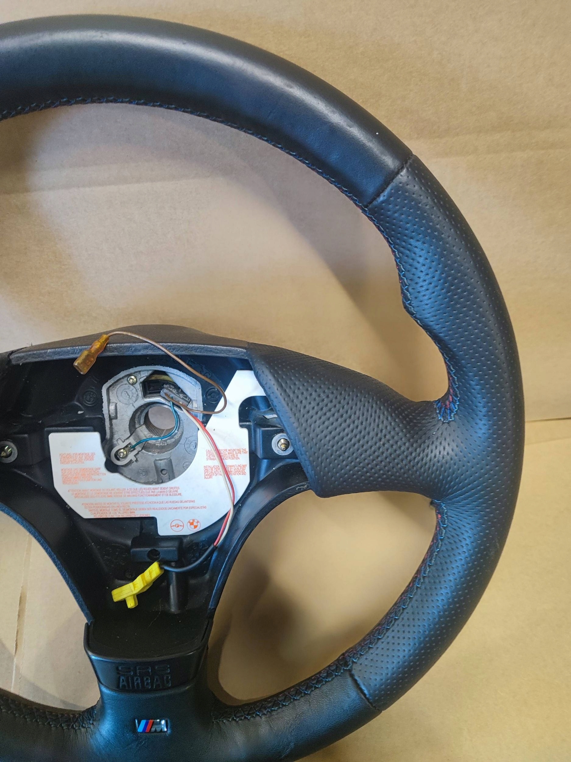 BMW E39 E36 E46 steering wheel, + airbag airbag m-packet leather 1092050 KOMPLET