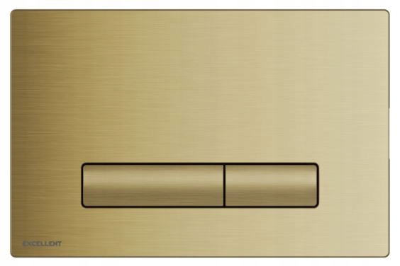 Aurro splachovací tlačítko Excellent Wc Shiro 2.0 zlatá kartáčovaná barva