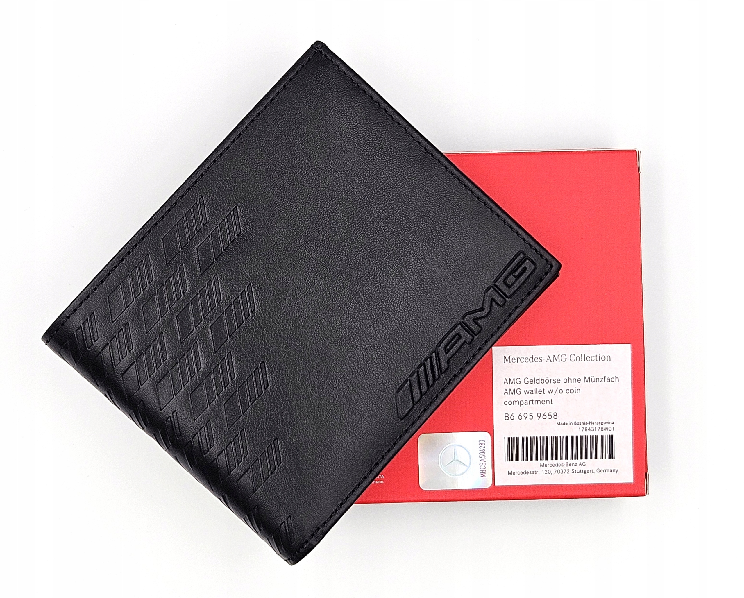 Portfel AMG bez przegródki na monety Mercedes-AMG Collection (B66959658) EAN (GTIN) 4063862014130