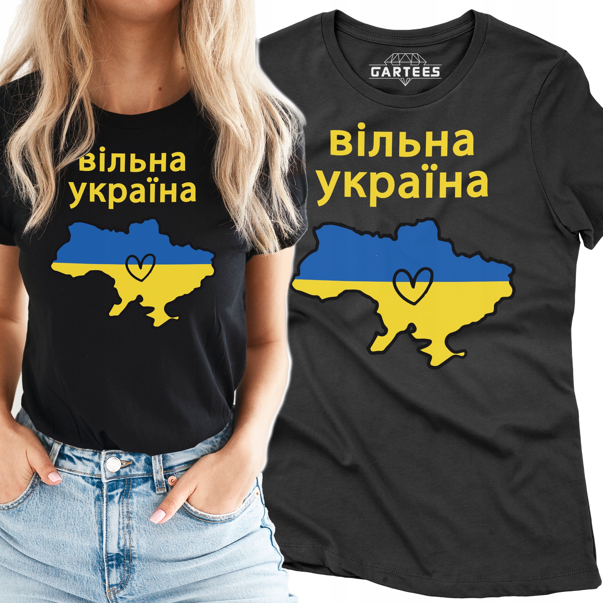 

Koszulka Damska Wolna Ukraina Putin Nie Dla Wojny