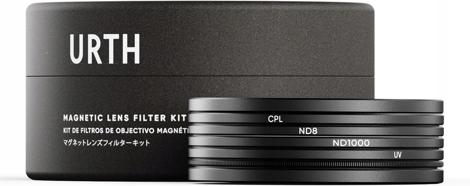 Sada Magnetických Filtrů Pro Objektivy 37 mm 4v1 Cpl Uv ND8 ND1000 Sklo