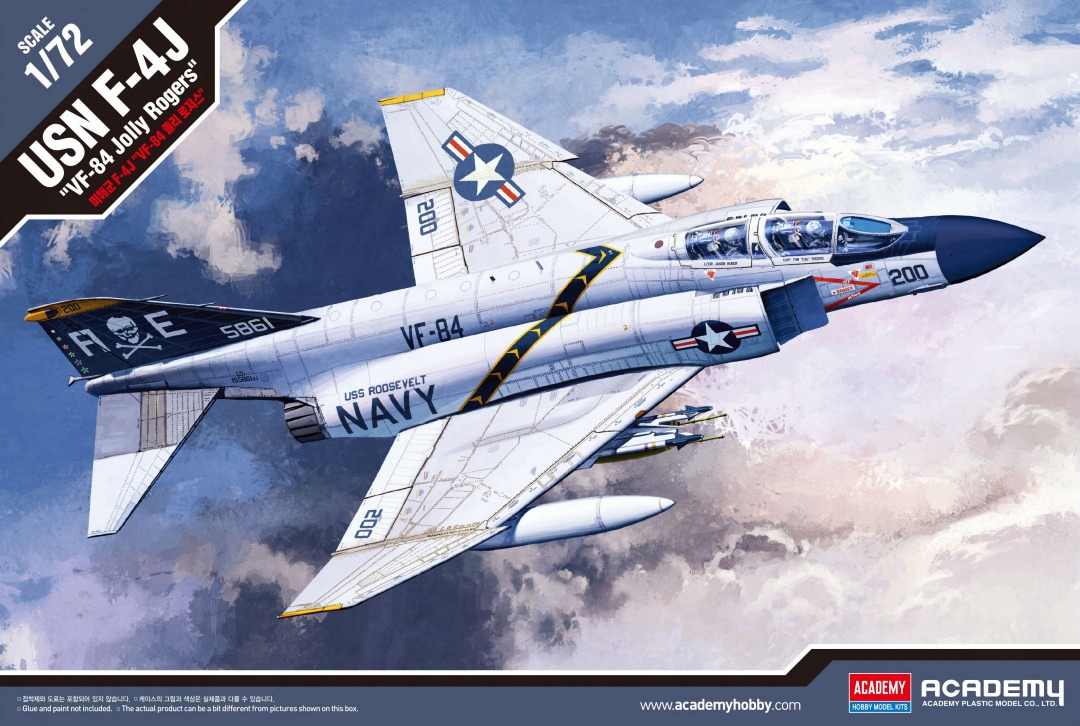 Academy 12529 1/72 Usn F-4J 'VF-84 Jolly Rogers'