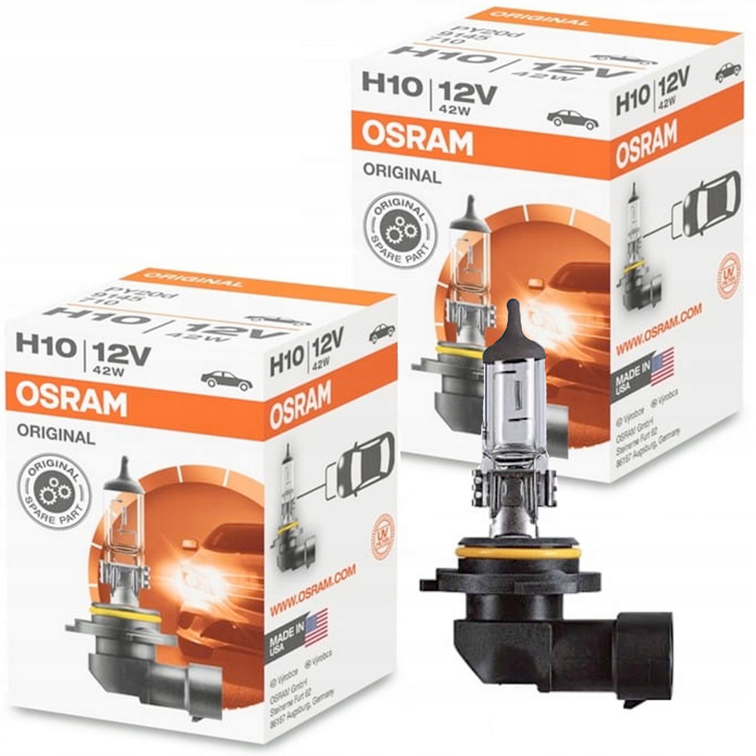 

Osram 2x Żarówka samochodowa Oryginal H10 12V