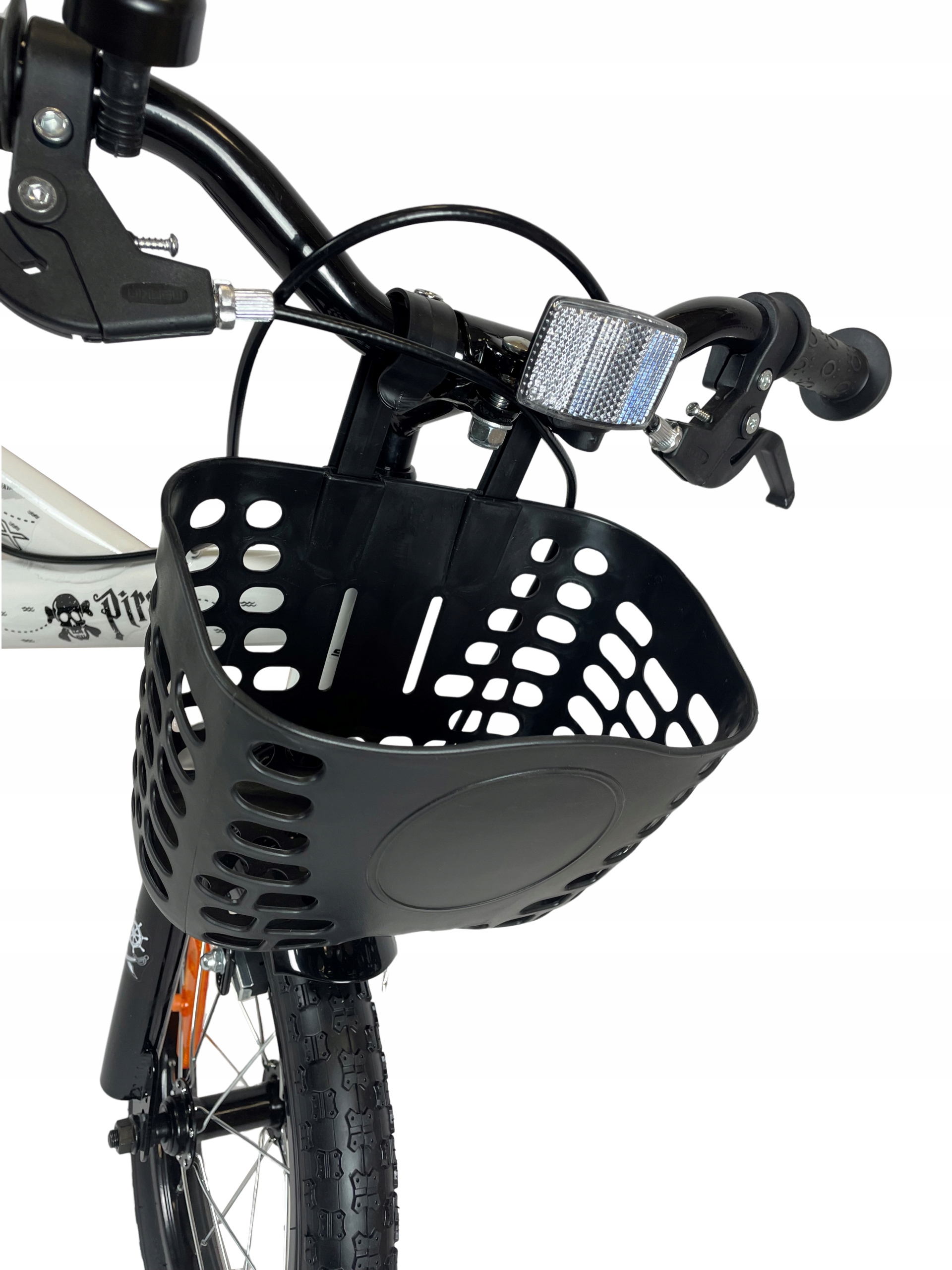 ROWEREK DZIECIĘCY DLA CHŁOPCA ROWER BMX 12 CALI PIRATE KOSZYK PROWADNIK Model Pirate