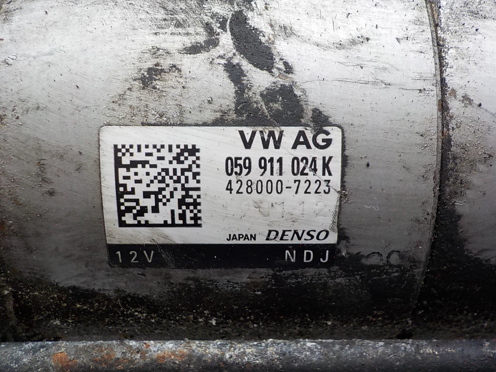 PORSCHE CAYENNE 3.0 TDI original starter 059911024K 428000-7223