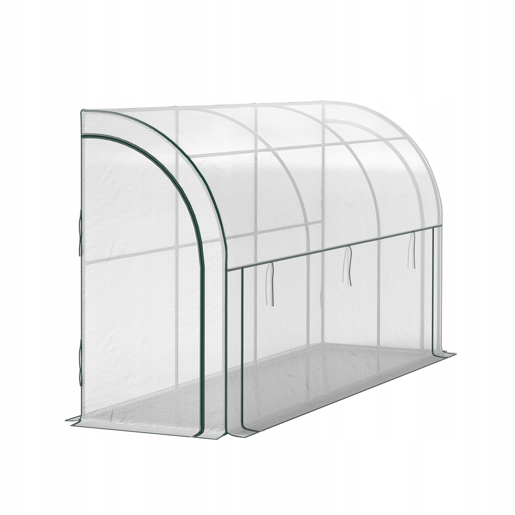 Aga Záhradný fóliovník k stene 300x80x157 cm