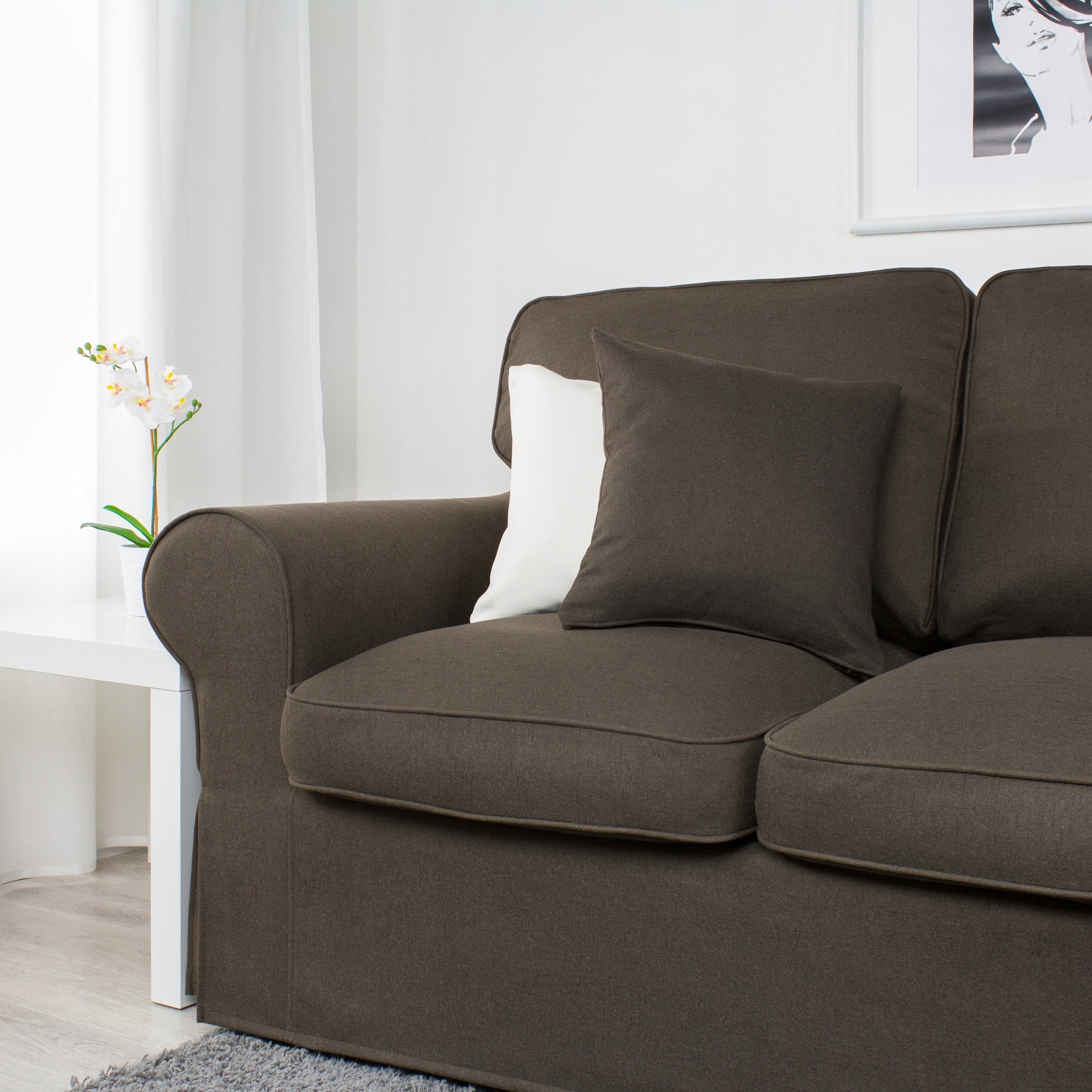 Pokrowiec Ikea Ektorp 2 nierozkładany stary model Marka inna