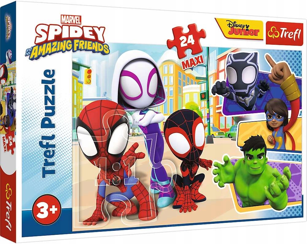 PUZZLE MAXI SPIDEY I PRZYJACIELE MARVEL 24 ELEM.