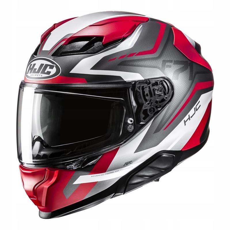 Motocyklová prilba Hjc F71 Fes Red/grey červená šedá Darčeky