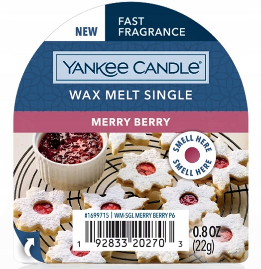 

Yankee Candle Wosk Wax Merry Berry 22g