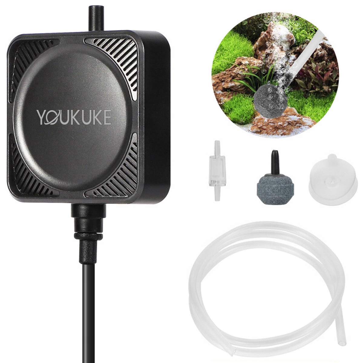 Provzdušňovač do akvária – tichá a výkonná pumpička do akvária 450 ml/min
