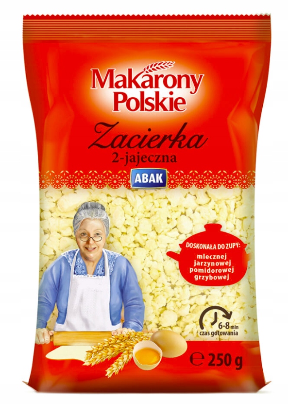 24 Sztuki Makaron Abak Zacierka 250G Makarony Polskie