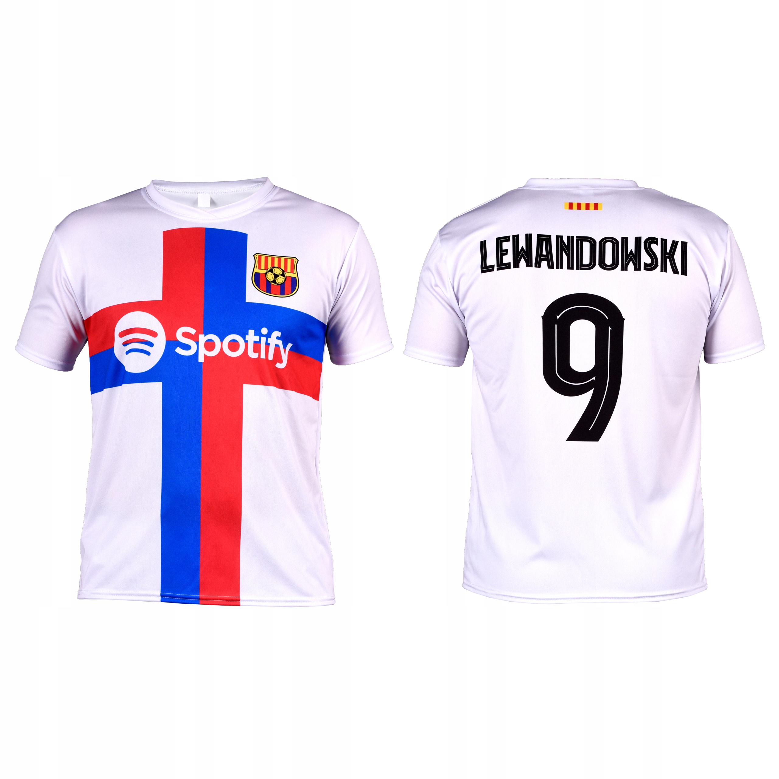 

Koszulka Lewandowski Barcelona szara 146 cm