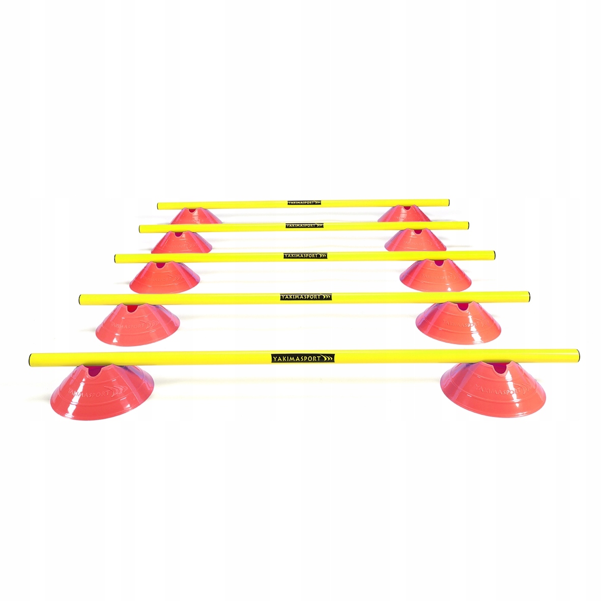 Zestaw wysepek z tyczkami do treningu ćwiczeń dla dzieci i dorosłych 10szt