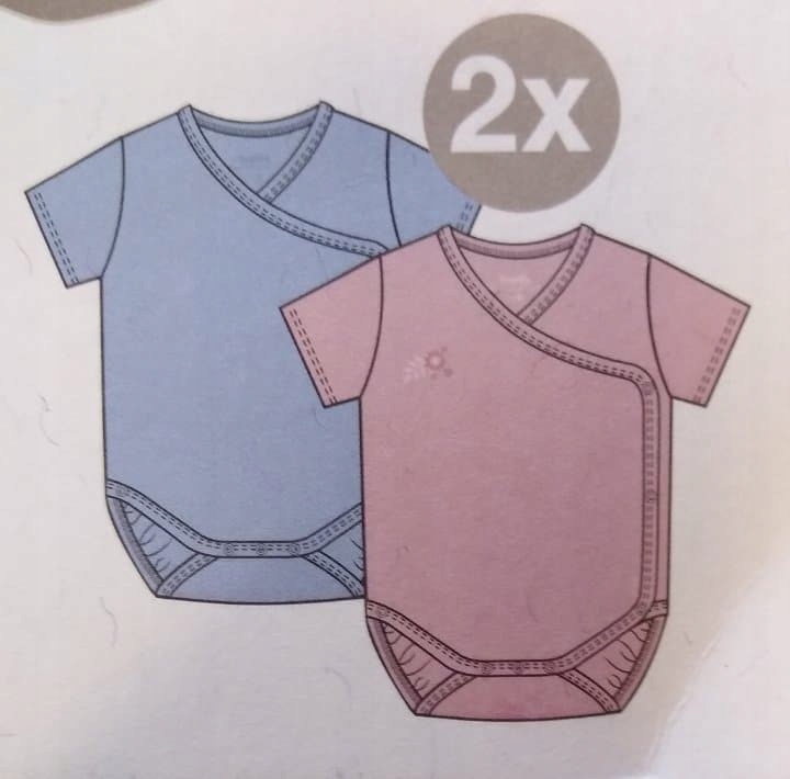 

Body dziewczęce 2 sztuki Lupilu Roz. 62-68 CM