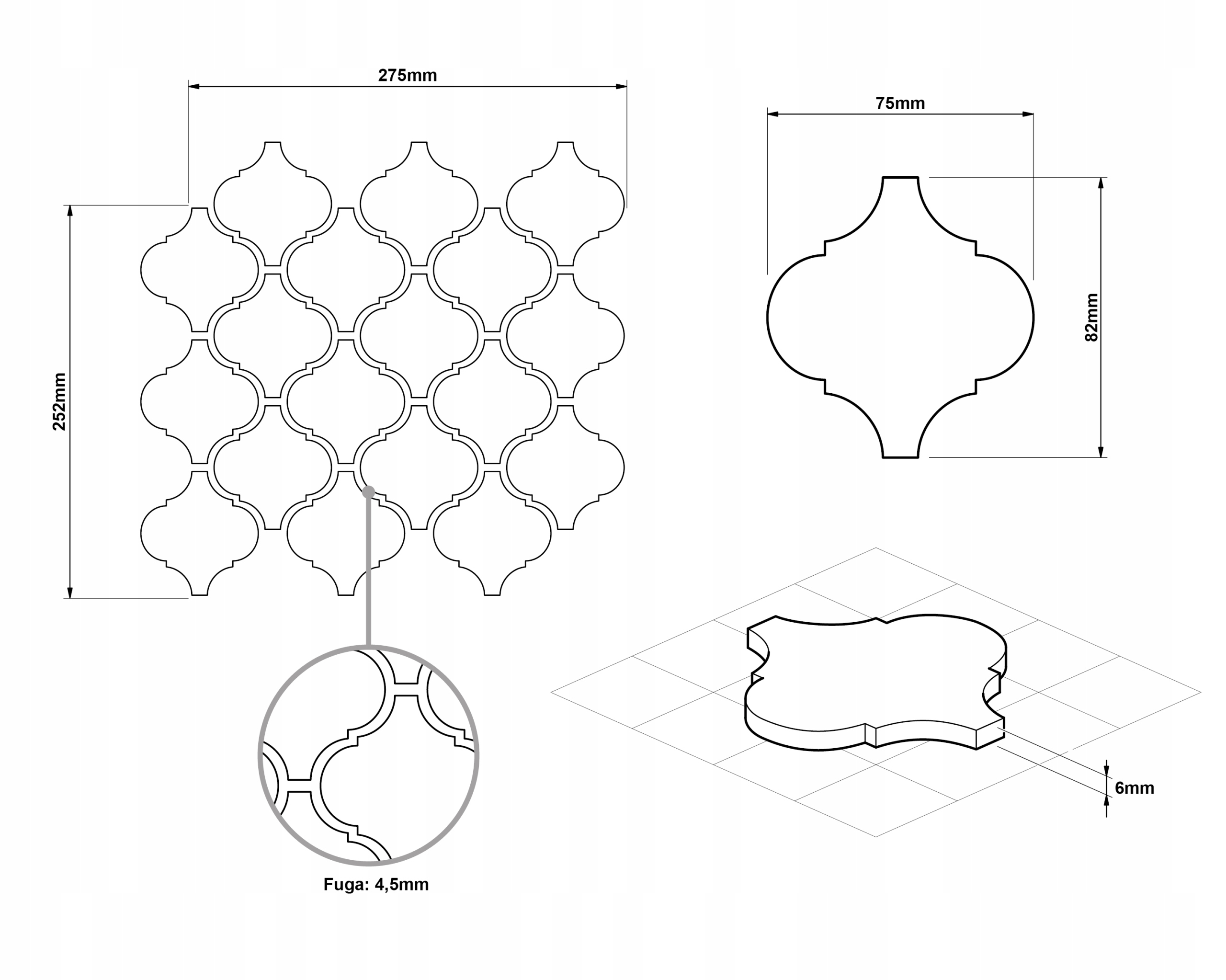 MOZAIKA CERAMICZNA ARABESKA DEEP GREEN ZIELONA Gama kolorystyczna odcienie zieleni