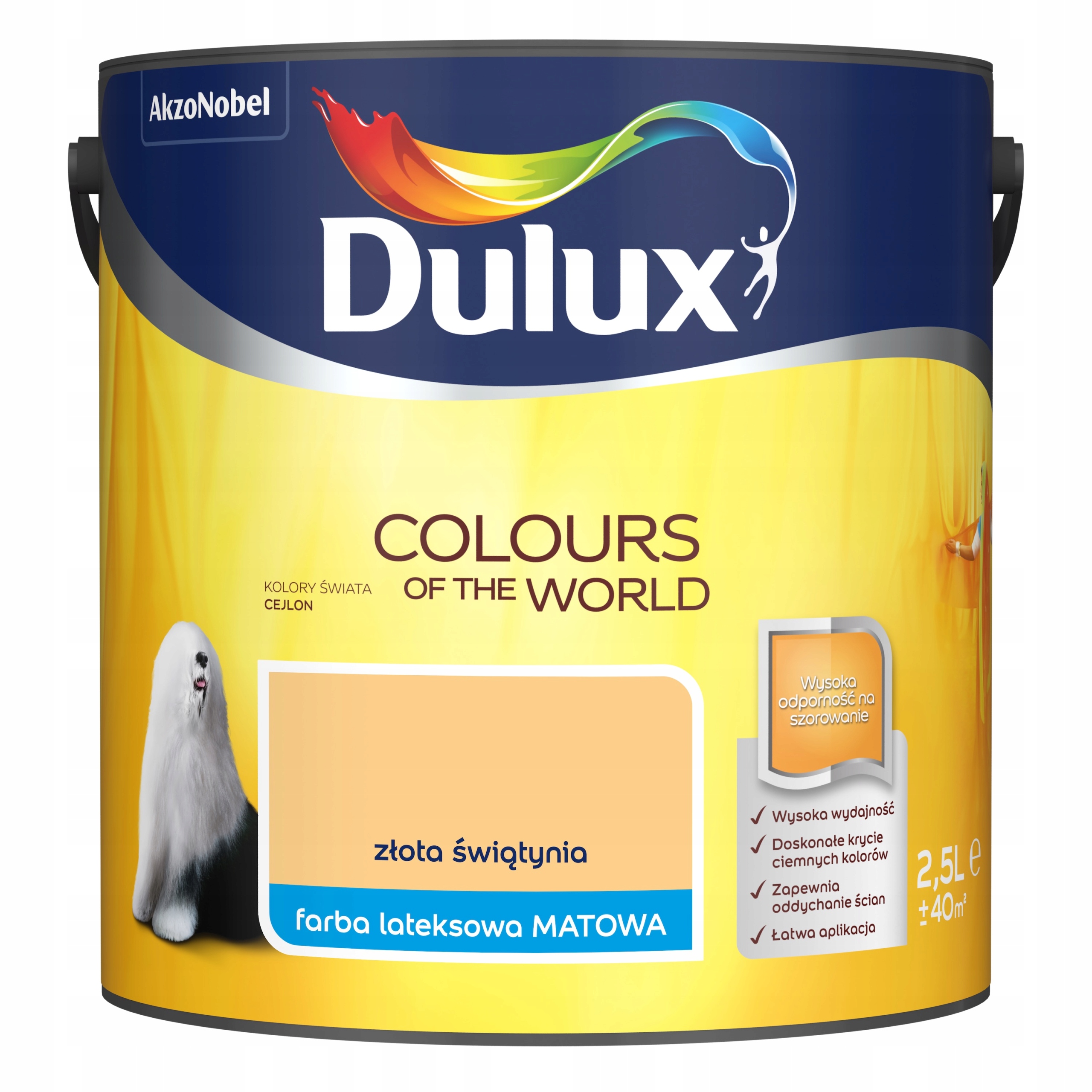 

Farba Dulux Świata Złota Świątynia 2,5L