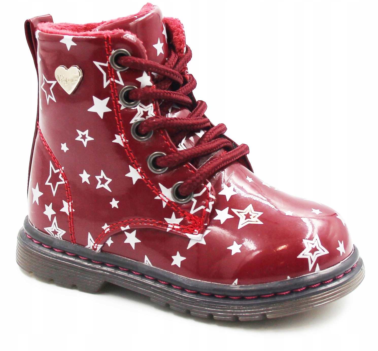 Kozaki dla dziewczynki ocieplane jesień zima Wojtyłko 1z23007 22 Marka Wojtyłko