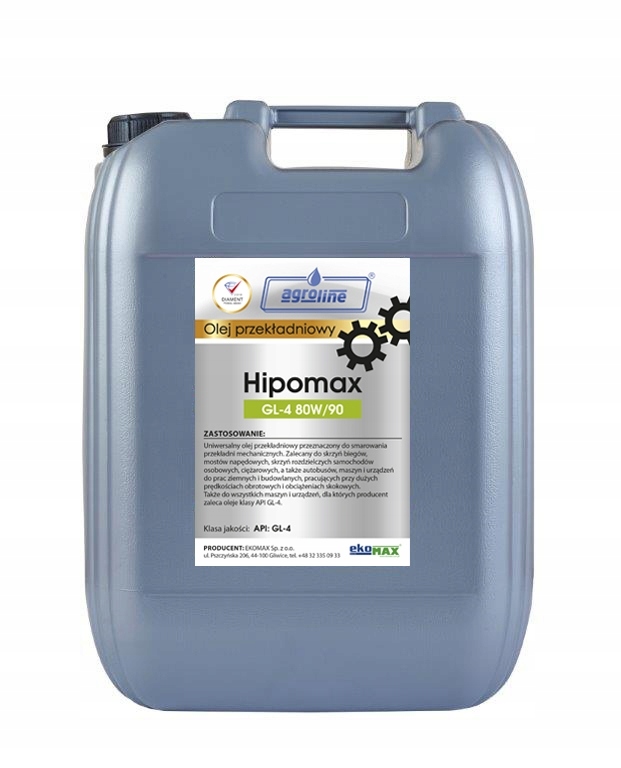 

Olej przekładniowy Ekomax Hipomax GL-4 80w90 10L