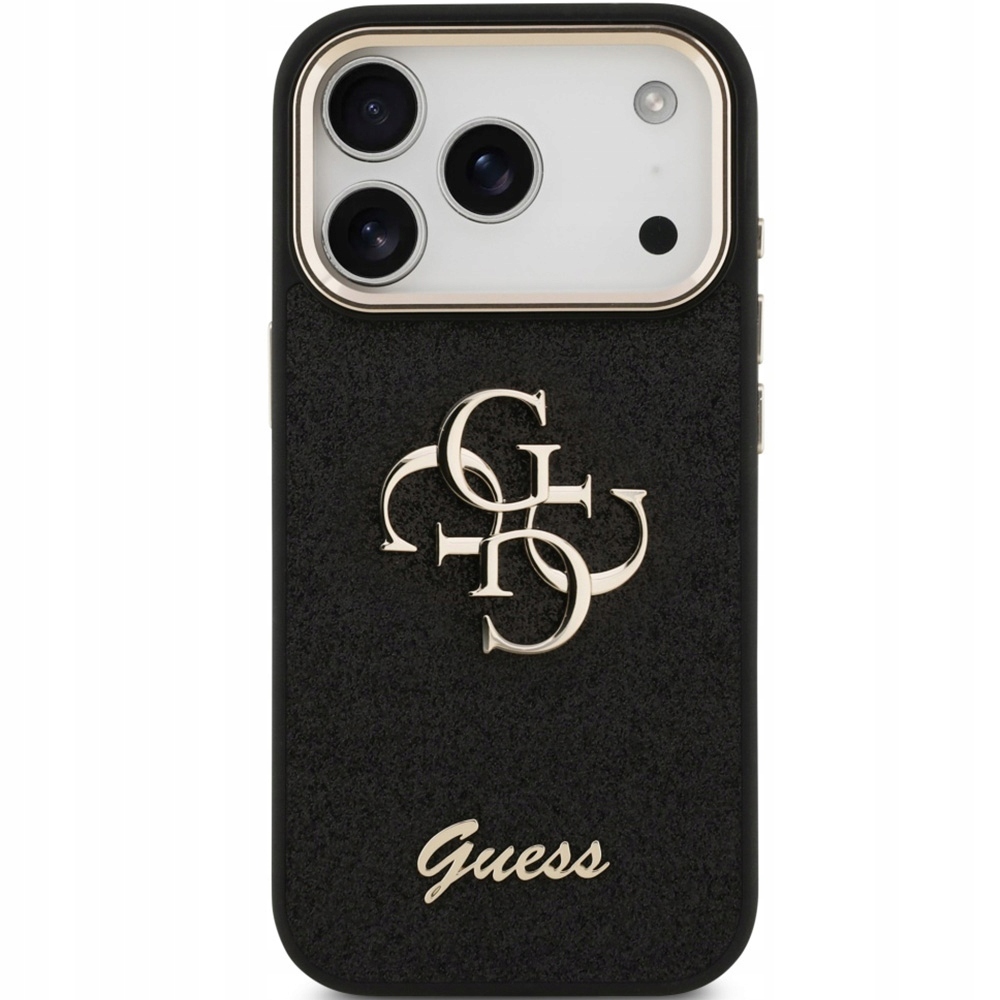 Pouzdro Guess pro iPhone 17 Pro, pevné obal se třpytkami , zadní kryt kryt