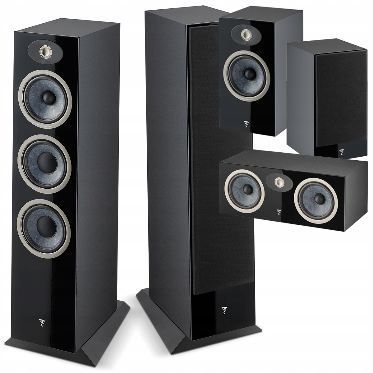 Focal Theva N°3 N°1 Center Black Piano