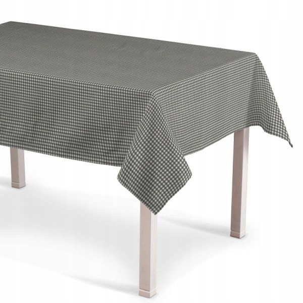 

Dekoria Obrus szaro biała krateczka 130x160