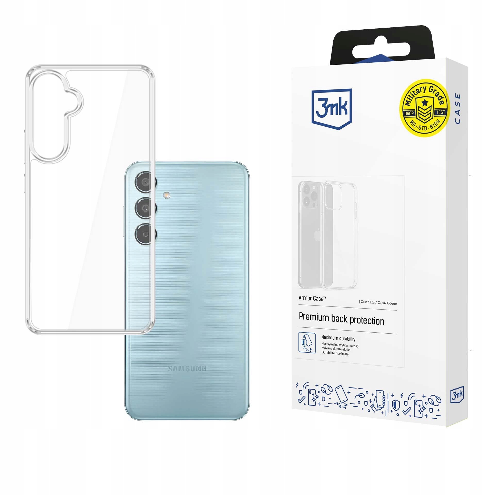 3MK Etui Armor Case Do Samsung Galaxy M35 Ochrona Telefonu Wysokiej Jakości