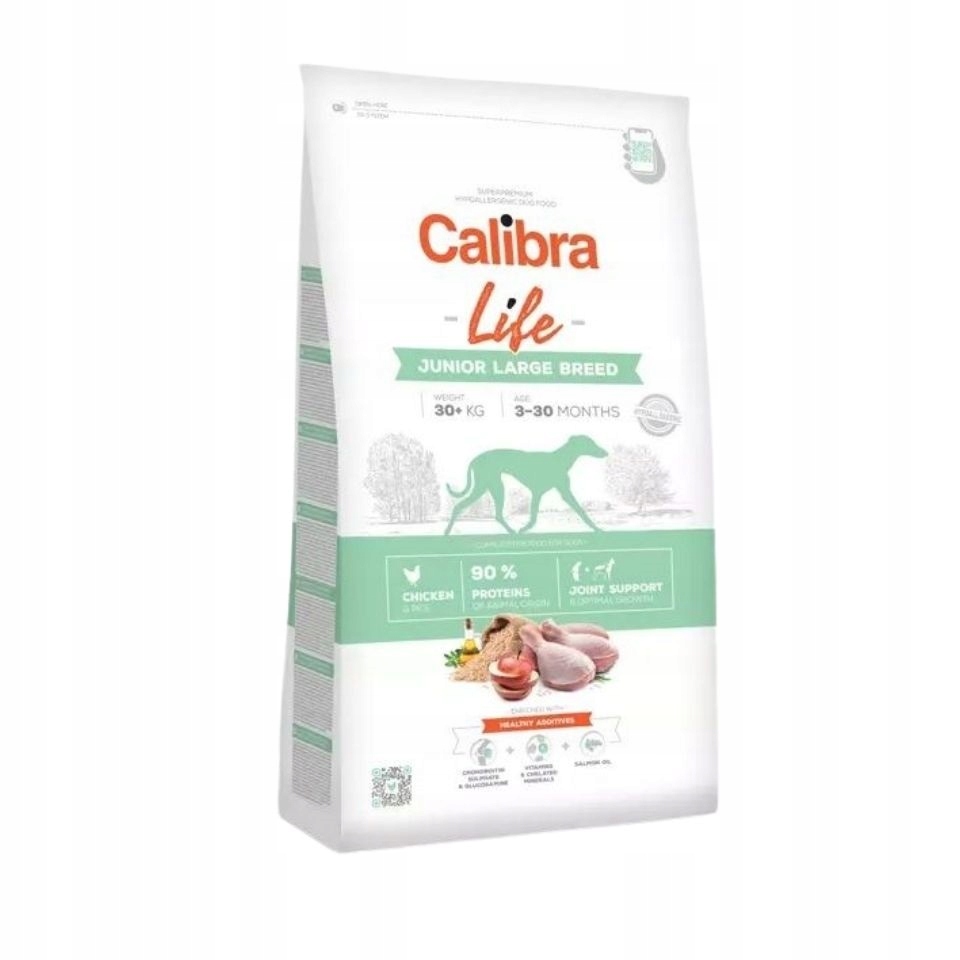 Levně Calibra Dog Life Junior Large Breed Chicken 12 kg