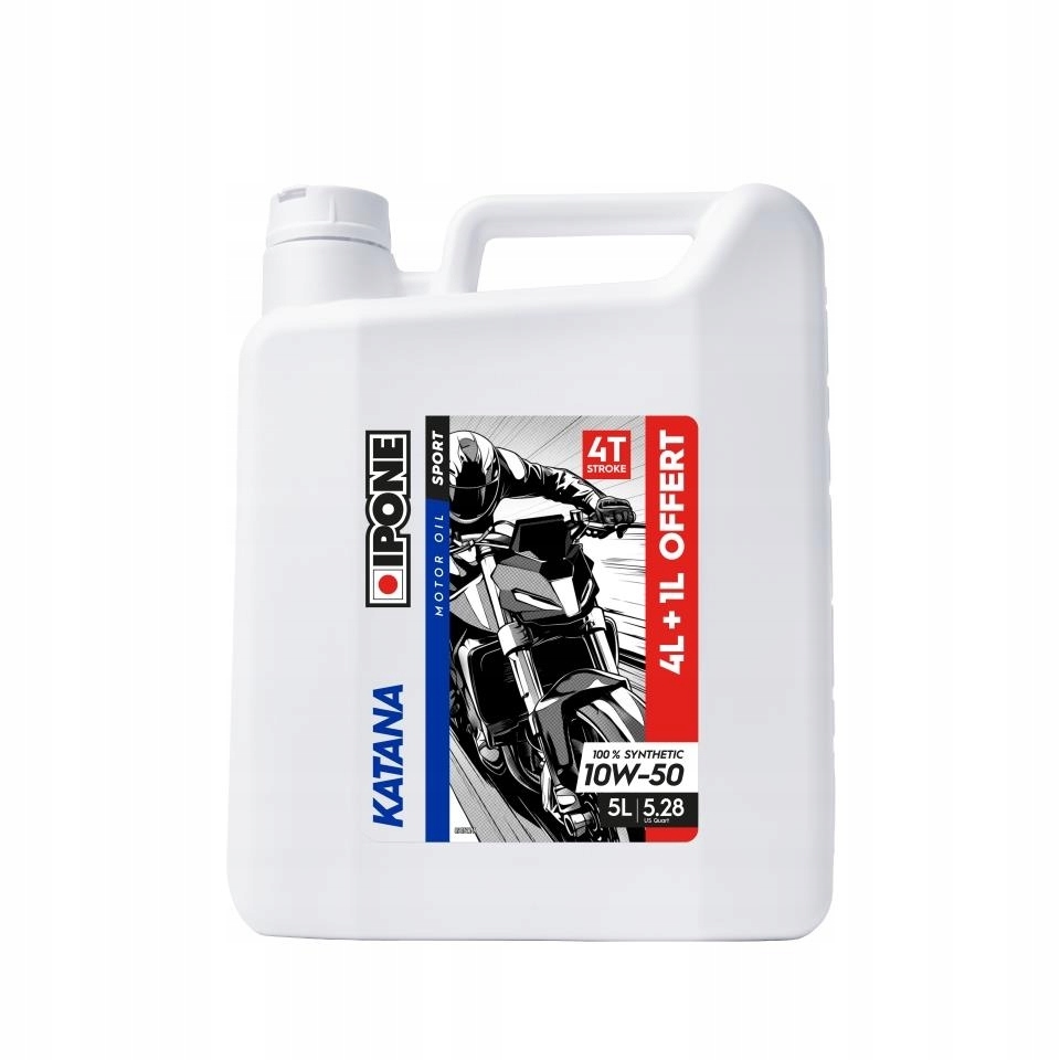 Ipone Katana 10V50 Motorový Olej 100 % Syntetický 5 L (ester, MA2) – Propagácia