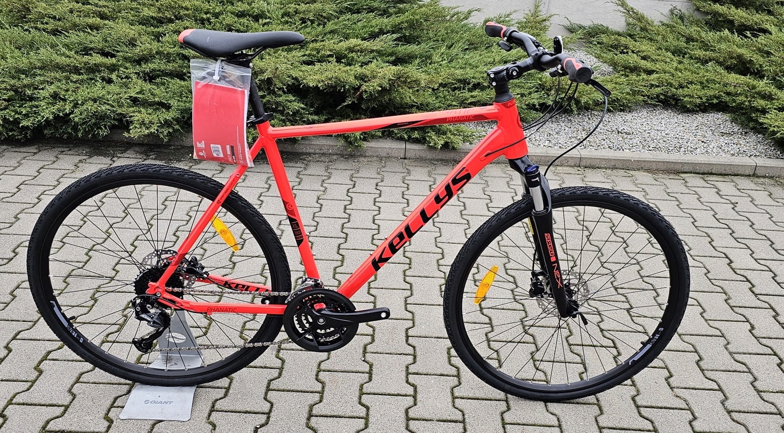 KELLYS PHANATIC 10 2023 RED M-19" ROWER-SPORT_PL Amortyzacja przód