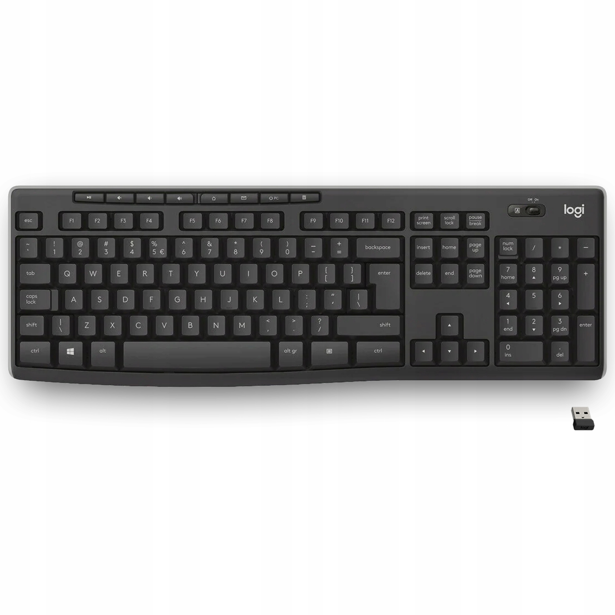 Klawiatura Bezprzewodowa Logitech K270 Multimedialna Polska Qwerty Us