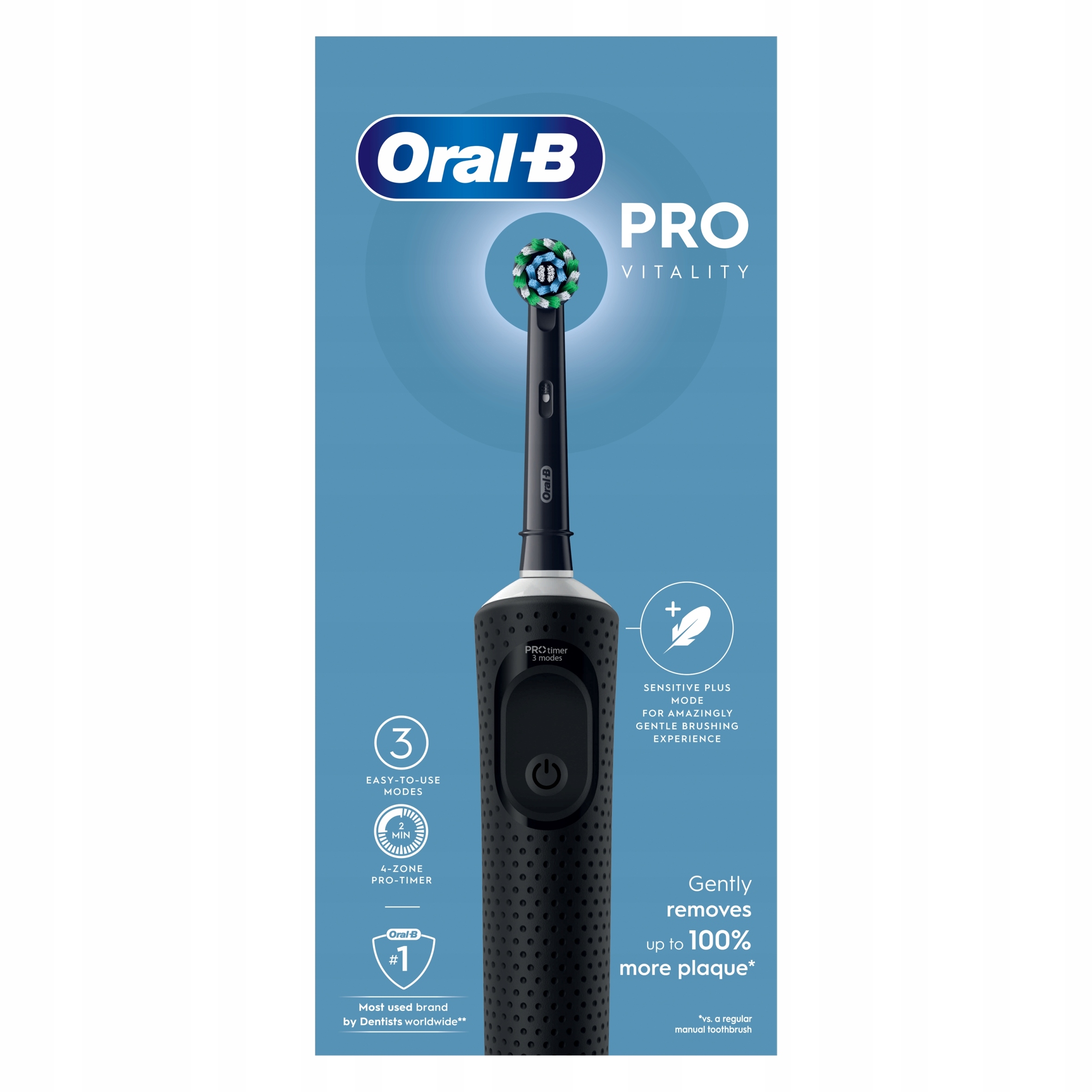 Szczoteczka elektryczna do zębów Oral-B Vitality D103 Pro Black czarna