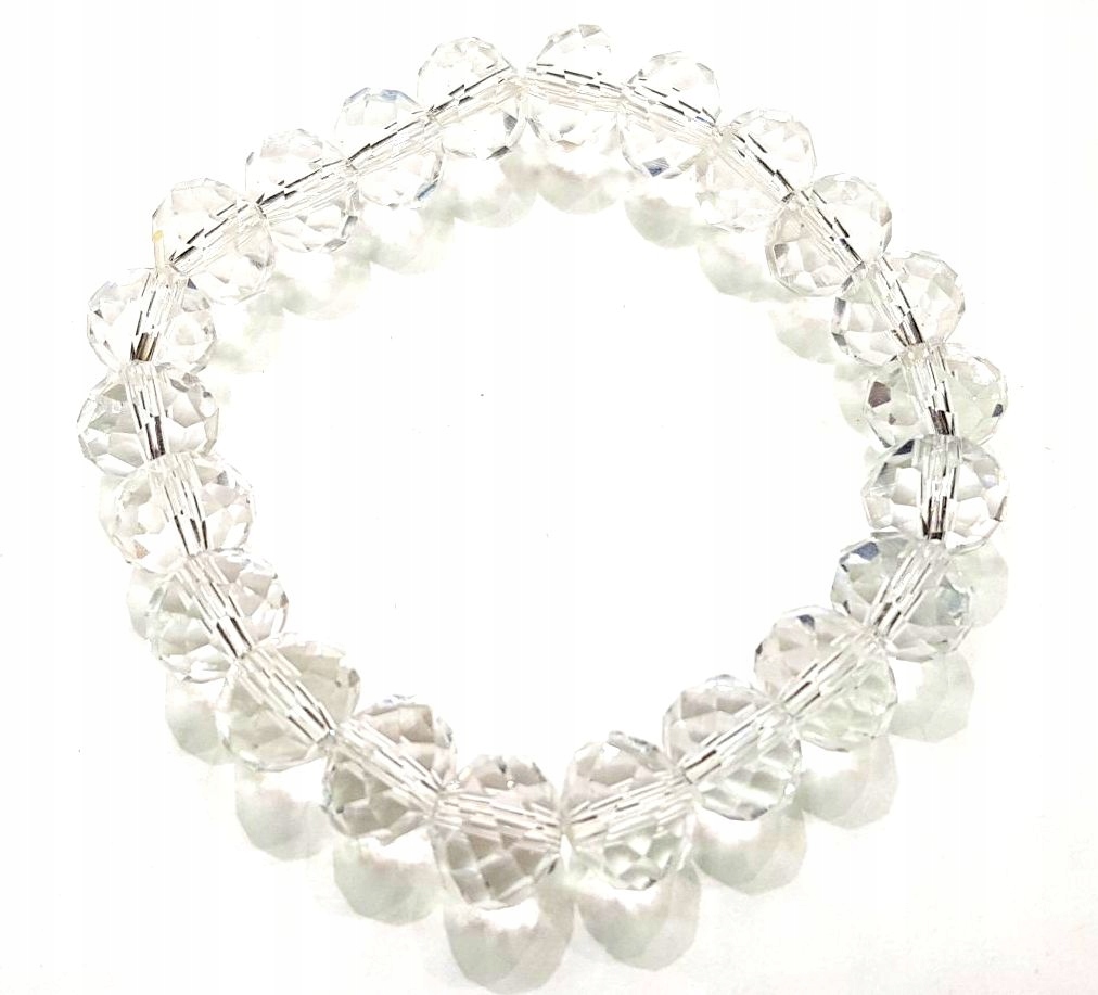 

Bransoletka Kryształki Szkło Swarovski Kolory 8mm